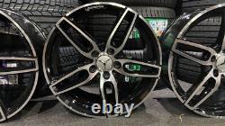 Ex Display 18 Mercedes sport Style Black & Pol Alloy Wheels C-Class E-Class +