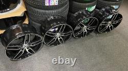 Ex Display 18 Mercedes sport Style Black & Pol Alloy Wheels C-Class E-Class +