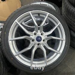 Ex Display 18 Silver Ford RS Style Alloy Wheels & 225/40/18 Tyres