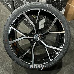Ex Display 18 VW GolfR Estoril Style Alloy Wheels And 225/40/18 Tyres GTD GTI