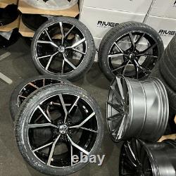 Ex Display 18 VW GolfR Estoril Style Alloy Wheels And 225/40/18 Tyres GTD GTI