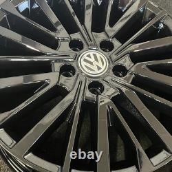 Ex Display 18 VW T5 T6 Palmerston Style Black Alloy Wheels 5x120 ET50 65.1CB