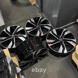 Ex Display 18 Volvo R design4 Style Gloss Black/Pol Alloy Wheels V40 C30 + more