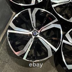 Ex Display 18 Volvo R design5 Style Gloss Black/Pol Alloy Wheels V40 C30 + more