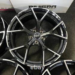 Ex Display 19 Audi 2023 RS3 Style Black/Pol Alloy Wheels 8Jx19 ET42 A3 S3