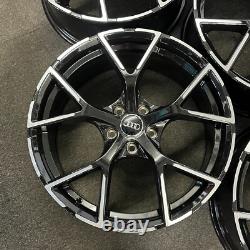 Ex Display 19 Audi 2023 RS3 Style Black/Pol Alloy Wheels 8Jx19 ET42 A3 S3