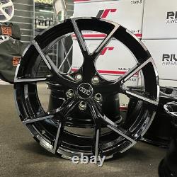 Ex Display 19 Audi 2023 RS3 Style Black/Pol Alloy Wheels 8Jx19 ET42 A3 S3 Ex Display 19 Audi 2023 RS3 Style Black/Pol Alloy Wheels 8Jx19 ET42 A3 S3