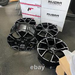 Ex Display 19 Audi 2023 RS3 Style Black/Pol Alloy Wheels 8Jx19 ET42 A3 S3