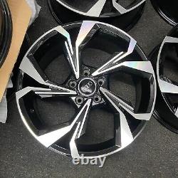 Ex Display 19 Audi A3 2021 S-line Style Black/Pol Alloy Wheels 8Jx19 ET45 A3 S3