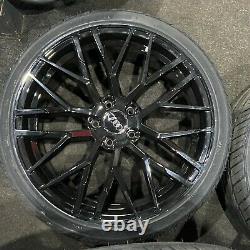 Ex Display 19 Audi R8 Style Black Alloy Wheels & 235/35/19 Tyres A3 S3 + More