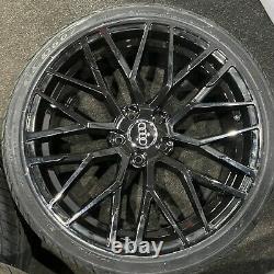 Ex Display 19 Audi R8 Style Black Alloy Wheels & 235/35/19 Tyres A3 S3 + More