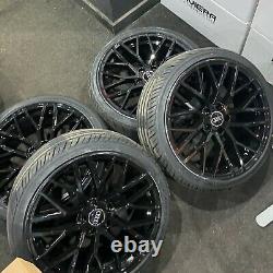 Ex Display 19 Audi R8 Style Black Alloy Wheels & 235/35/19 Tyres A3 S3 + More