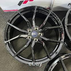 Ex Display 19 Ford RS style Gloss Black alloy wheels Focus Connect Kuga + more