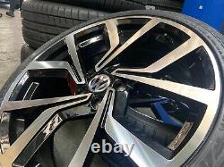 Ex Display 19 VW Golf Clubsport Style Alloy Wheels And 235/35/19 Falken Tyres