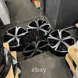 Ex Display 19 Volvo R design5 Style Gloss Black/Pol Alloy Wheels V40 C30 + more