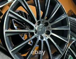 Ex Display 20 Mercedes AMG Turbine Style Alloy Wheels 8.5J/9.5J C-class Eclass