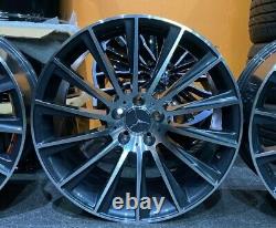 Ex Display 20 Mercedes AMG Turbine Style Alloy Wheels 8.5J/9.5J C-class Eclass