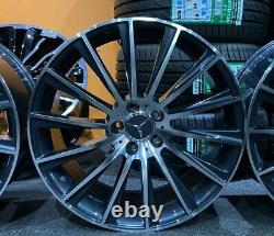 Ex Display 20 Mercedes AMG Turbine Style Alloy Wheels 8.5J/9.5J C-class Eclass Ex Display 20 Mercedes AMG Turbine Style Alloy Wheels 8.5J/9.5J C-class Eclass
