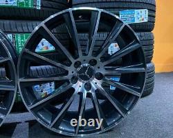 Ex Display 20 Mercedes AMG Turbine Style Alloy Wheels 8.5J/9.5J C-class Eclass