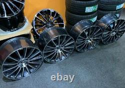 Ex Display 20 Mercedes AMG Turbine Style Alloy Wheels 8.5J/9.5J C-class Eclass