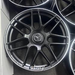 Ex Display 22 Matt Black Mercedes AMG Style Alloy wheels 10Jx22 ET30 G-Wagen