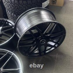 Ex Display 22 Matt Black Mercedes AMG Style Alloy wheels 10Jx22 ET30 G-Wagen