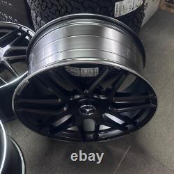 Ex Display 22 Matt Black Mercedes AMG Style Alloy wheels 10Jx22 ET30 G-Wagen