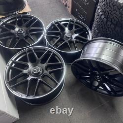 Ex Display 22 Matt Black Mercedes AMG Style Alloy wheels 10Jx22 ET30 G-Wagen