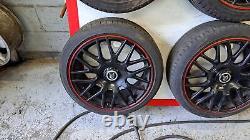 FOX VR3 DTM STYLE ALLOY WHEELS WITH TYRES 17 x 7J