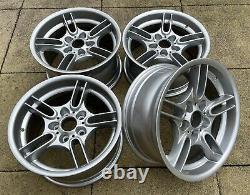 FULLY Refurbished Genuine BMW Style 66 Alloy Wheels! 8J E46 E39 Bargain