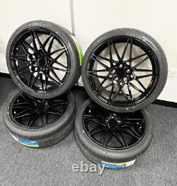 For Bmw 4 Series F32 F33 F36 20 Competition 666m Style Alloy Wheels & Tyres 4x