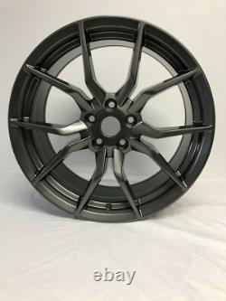 For Ford RS MK3 Style 18 x 8 Inch Alloy Wheels Set x4 New 5x108 Gun-Metal grey