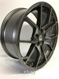 For Ford RS MK3 Style 18 x 8 Inch Alloy Wheels Set x4 New 5x108 Gun-Metal grey