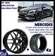 For Mercedes A Class W176 W117 V117 18 Amg C63s Style 4x Alloy Wheels Black