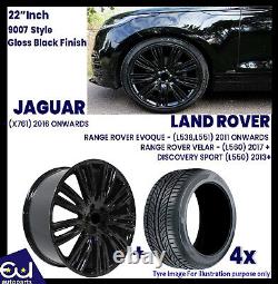 For Range Rover Velar L560 22'' Alloy Wheels Style Tyres X4 2017 Onwards