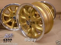 Ford Capri Cortina Escort6x15 Dish Alloy Wheel Set Jbw Minilight Style 15 X 6