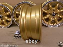 Ford Capri Cortina Escort6x15 Dish Alloy Wheel Set Jbw Minilight Style 15 X 6