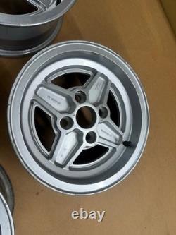 Ford Capri mk3 Laser Alloy Wheels, 4-Spoke, 13 x 6, RS Style Alloys, set of 4