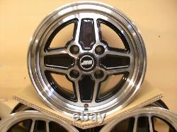 Ford Escort Capri Cortina 6x13 Alloy Wheel Set Jbw Rs4 Spoke Style 13x6 Et16