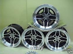 Ford Escort Capri Cortina 7.5x13 Alloy Wheel Set Jbw Rs4 Spoke Style 7 1/2 X 13