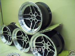 Ford Escort Capri Cortina 7.5x13 Alloy Wheel Set Jbw Rs4 Spoke Style 7 1/2 X 13