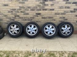 Ford Focus Mk1 Alloy Wheels Set Of Four Rare Style Optional Extra Good Tyres