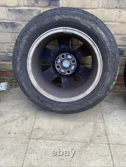 Ford Focus Mk1 Alloy Wheels Set Of Four Rare Style Optional Extra Good Tyres