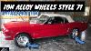 Ford Mustang 15 X7 Ion Alloy Wheels Style 71 Fitment