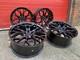 Ford Transit Custom 18 Alloy Wheels Ford Style Gloss Black 5x160 Xt1