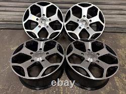 Ford Transit Custom 18 Alloy wheels Ford Style Black Polished 5x160