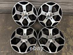 Ford Transit Custom 18 Alloy wheels Ford Style Black Polished 5x160