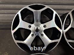 Ford Transit Custom 18 Alloy wheels Ford Style Black Polished 5x160