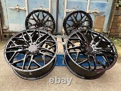 Ford Transit Custom 19 Alloy Wheels Ford Style Gloss Black 5x160