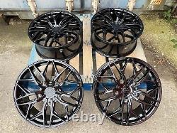 Ford Transit Custom 19 Alloy Wheels Ford Style Gloss Black 5x160
